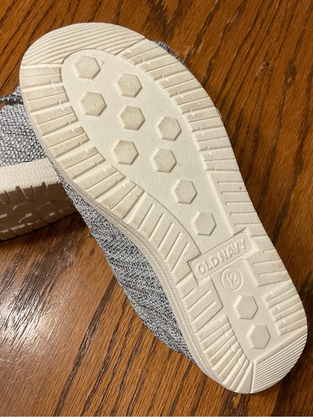 Old Navy Kids Gray Woven Slip-On Loafers